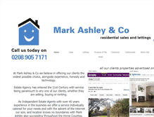 Tablet Screenshot of mark-ashley.com